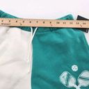 Grayson Threads  Women's Size XS Lounge Sweat Fleece Shorts Green White Photo 4