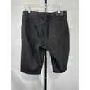 Krass&co Lauren Jeans . Women's Long Length Y2K Denim Shorts Size 6 Black Photo 1