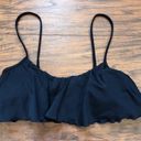 REEF  • black flowy bikini top flutter flounce ruffle swim swimsuit padded Photo 1