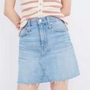 Madewell  Denim Skirt Rigid Denim A Line in Lovell Wash Size 23 Photo 0