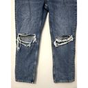 Topshop  Women's Dad Jeans Distressed High Rise 8/30 NWT Button Fly Photo 3