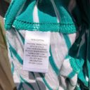 Loft Ann Taylor XS NWT  Green Striped Tank Top White Sleeveless Shirt Blouse Photo 3