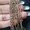 Monet Goldwater Greek Womens Vintage Gold Tone  Multi Strand Chain Necklace Photo 4