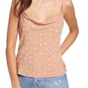 ASTR the label cowl neck clay polka dot camisole Photo 1