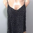 Wilfred  Aritzia Silk Tank Top Camisole Purple Print Medium Photo 1