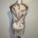 Young Fabulous and Broke Young, Fabulous & Broke beige tie-dye sleeveless button-down top size L Photo 4