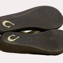 Olukai  Womens Paniolo Wedge Flip Flops Shoes Gold 39 US 8 bf Photo 9