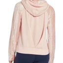 Calia by Carrie Underwood effortless velvet plisse sleeve hoodie in pink sz XS Photo 1