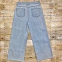 Wishlist NWT  Jeans Lucca Wide Leg Raw Hem Light Wash Denim Photo 10