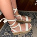 White Platform Sandal Size 7.5 Photo 3