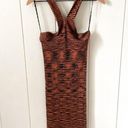 DKNY  Ribbed Halter Stripe Bodycon Dress Medium Photo 2