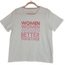 Draper James Barbie  Feminist Women Better Together Tee Sz L Photo 0