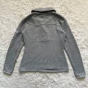 The North Face TNF Sweater 2 Button Shawl Collar Long Sleeve Pullover Gray S Photo 3