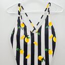 No Boundaries  Black White Lemon One Piece Bathing Suit Swimwear Large Photo 2