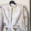 Zimmermann Dress Aliane Cutout Broderie Anglaise Lace Cotton Mini Ivory 2 NWT Photo 6