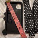 Minnie Mouse iPhone Case Cute Case 3D Cartoon Camera Design Lanyard Strap Black Photo 1