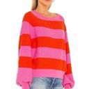 Free People  FP Found My Friend Stripe Pulloverpink Be Mine Combo Size S Photo 0