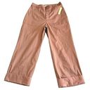 Krass&co James Street . Trousers Womens 12 Beige High Rise Wide Leg Ankle Dress Pants Photo 0