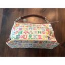 Dooney & Bourke  Vintage Large Graffiti Purse Rainbow Handbag Classic Heart Photo 2