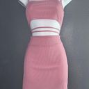 Pretty Little Thing  Bodycon Cut Out Sexy Mini Pink Party Dress Womens Small 6 Photo 0