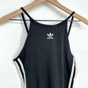 Adidas  Adicolor Classic Fitted Summer Mini Dress Black White Women's XS Photo 3