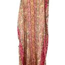 By Together Henly  Pink Paisley Bohemian Sleeveless Maxi Slip Dress Size Small Photo 1