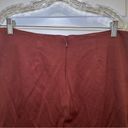 CAbi  Rust/Maroon Boss Pencil Skirt Size 10 Photo 8