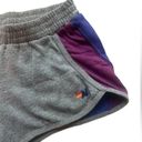 Aviator Nation Gray & Purple Sweat Shorts Photo 2