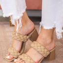 Soda Taupe Braided Heel Photo 0