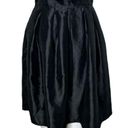 YA Los Angeles  Skirt Womens Medium Black A-Line Full Pleated Neutral Minimalist Photo 3
