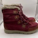 Sorel Winter boots  Women’s Explorer Joan Waterproof Boot maroon Size 10 Photo 1