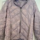 Michael Kors Packable Down Filled Lightweight Puffer Quilted Lavender Jacket M Purple Size M Photo 1