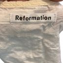 Reformation  Linen Blend Crop Top Photo 2