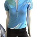 Pearl Izumi Blue Short Sleeve 1/2 Zip Cycling Jersey Women's Size Small Photo 0