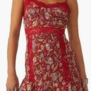 Free People  NWT Last Night Mini Nightgown Slipdress in Cherry Combo size medium Photo 0