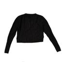 Babaton Aritzia |  Nathaniel Black Ribbed Cropped Wool Blend Sweater Size Small Photo 6