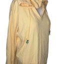 Artisan XXL  Hooded Spring Summer Yellow Hoodie Top Lightweight Photo 5