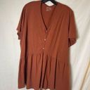 Terra & Sky  Burnt Orange Blouse size 3X Photo 0