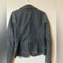 DKNY Jeans Medium Wash Fitted Denim Blazer Jacket Size Medium Photo 9