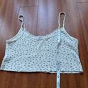 Brandy Melville thermal floral crop top Photo 1