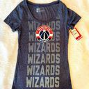 Nba NWT  Washington Wizards Heather Blue Gray Basketball Women’s Tee Shirt M Photo 0