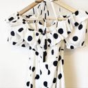 Farm Rio Mini Onca Dot Linen Midi Dress Photo 3