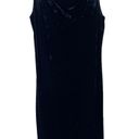 DKNY City Crushed Velvet Little Black Dress Photo 5