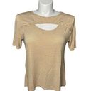 Kim And Cami  Short Sleeve Cut-out Detail T-Shirt Top Size XL Photo 0