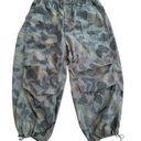 Urban Outfitters  - Cargo Camo Parachute Pants in Green & Brown Photo 0