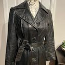 Buttons Matrix Vintage Leather Whimsgoth Belt Coastal Cottage Coquette Steampunk Victorian Moto Rock Rave Biker Riding  Collar Fit Flare Jacket Coat Trench Utility Y2k Photo 1