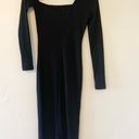 Tiger Mist NWT  Corbin Ribbed Knit Asymmetric Long Sleeve Midi Dress Size Small Photo 2