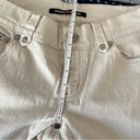 DKNY  Crop Cream Stretch Jeans Size 5 Photo 5