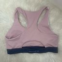 Anthropologie ALLFENIX  Color Block Three Stone Sports Bra Medium Pink Gray Photo 2