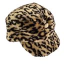 Pacific&Co Women's Leopard Faux Fur Baker Boy Cap San Diego Hat  OS Photo 8
